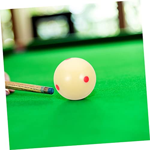 balacoo Replacement Billiard Cue Ball with Dots Pattern Phenolic Resin Training Ball for Pool Table Scratch Resistant Regulation Practice Accessory for Skill Improvement and Game Rooms