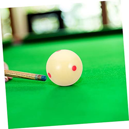 balacoo Replacement Billiard Cue Ball with Dots Pattern Phenolic Resin Training Ball for Pool Table Scratch Resistant Regulation Practice Accessory for Skill Improvement and Game Rooms