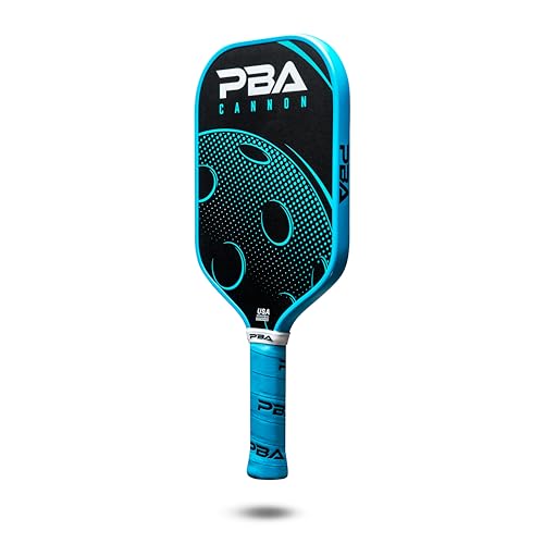 The Official Paddle of The Pickle Ball Association | The Cannon Pickleball Paddle crafted by PBA Sport | Carbon Fiber Pickleball Paddle | Designed for Power & Control | USA Pickle Ball Approved | 16MM