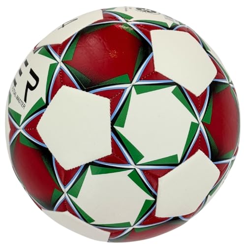 Deer Futsal Master Soccer Ball – for Club, Training, Match Performance, Indoor & Outdoor Soccer, Suitable for Grass & Astro | 32 Panel, Thread Wound Rubber | Size 4 for Youth & Adult Soccer Players |