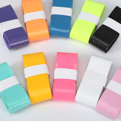 Xthrotsenk 10Pcs Tennis Grip Tape Anti-Slip Pickleball Overgrip Grips Tapes Racket Grip Tape for Tennis Pickleball Badminton