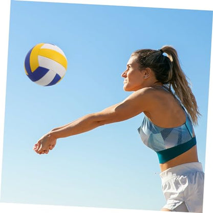 Official Size 5 Volleyball Soft Inflatable PU Training Volleyball for Indoor and Outdoor Sports for Practice and Competitions