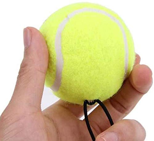 3 Pcs Tennis Training Ball With String, Trainer Balls Self Practice and Replacement Tool, Ideal for Indoor and Outdoor Practice