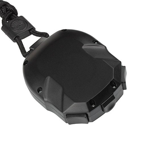 AKOAK Sports and Referee Digital Stopwatch Timer/W Bonus Stainless Steel Coach Whistle with Lanyard