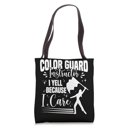 Color Guard Instructor Practice Winter Guard Coach Tote Bag