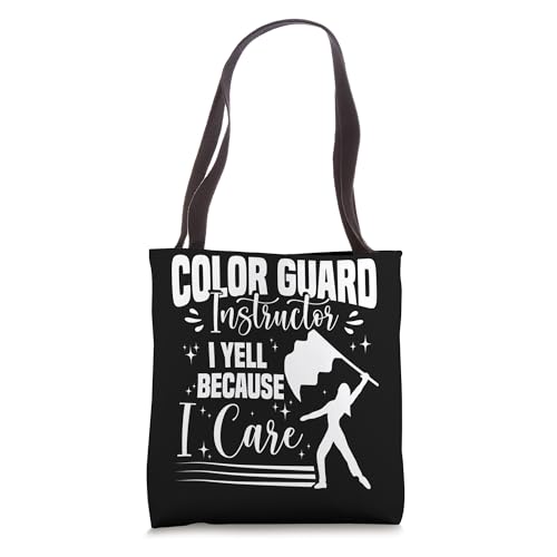 Color Guard Instructor Practice Winter Guard Coach Tote Bag