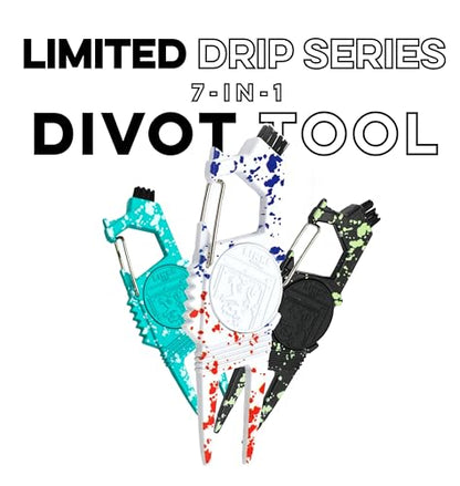 Links Golf Golf Divot Tool – 7 in 1 Multipurpose Divot Repair Tool – Lightweight and Compact Golf Divot Repair Tool with Ball Marker