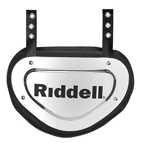 Riddell Premium Back Plate - color: Chrome, size: Medium