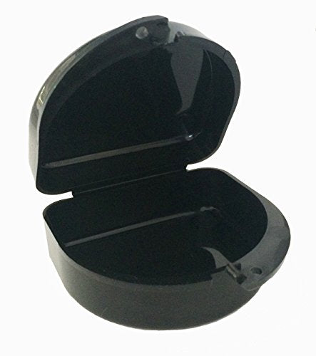 Multisport Mouth Guard and Retainer Case - Shark, Black, Kid, Youth, Bisphenol A Free - color: Black