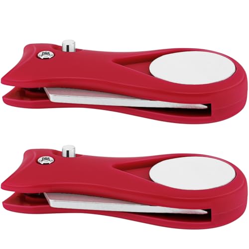 2 Pack Foldable Golf Divot Tool, Magnetic Turf Repair Tool with Spring Loaded Fork, Portable Golf Divot Repair Tool and Removable Ball Marker, for Repair Lawn Ball Marks,Mark Shots