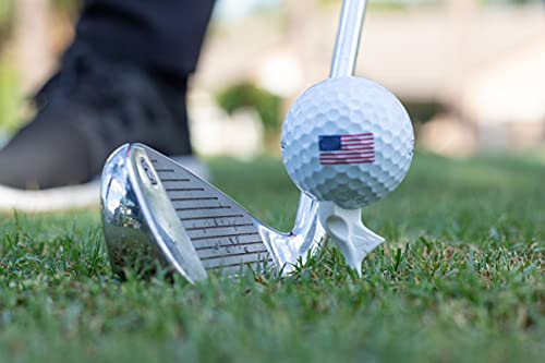 Flightpath Diamond Golf Tees – Patented Design to Reduce Spin for Long, Straight Drives – Low-Friction Long Tees, Robotically Tested for Ball Spin – USGA Approved Performance - size: 2.75", style: Pack of 8