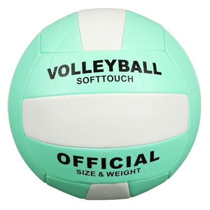 Ciieeo Soft Volleyball 2pcs Size 5 Adult Training Volleyball Indoor Outdoor Sports Practice Ball for Beach and Gym Use