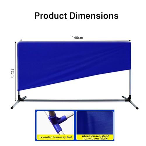 The Movable Ping Pong Ball Baffle,Table Tennis Baffle, Portable Ping Pong Field Surround Fence, Easy Install for Indoor and Outdoor Use，（4 Pieces）