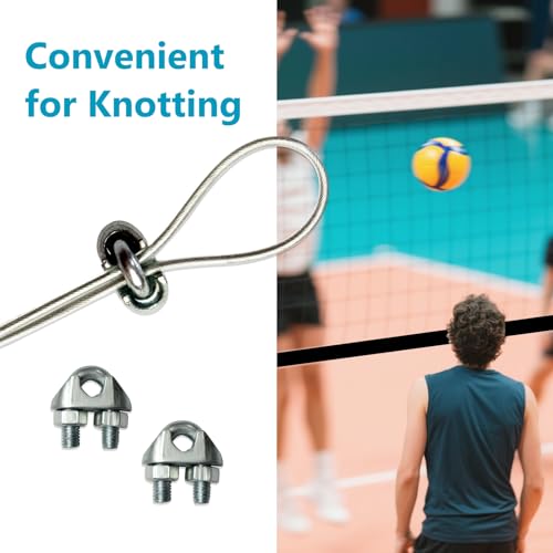 Sanung Volleyball Net for Backyard Beach Swimming Pool, Standard Size 32FT x 3FT Portable Volleyball Training Net Outdoor Indoor Use Poles Not Included