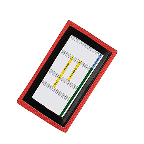 Football Play Wristbands | Sports Playbook Band | Youth Quarterback Gear | Wristband Playbook | Softball Wristbands for Signs - color: Red