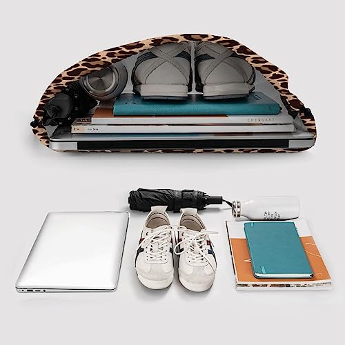 Leopard Printing Drawstring Backpack Bag Sport Gym Sackpack Durable Waterproof Lightweight for Men Women Beach Bag String Bag - color: Leopard Print