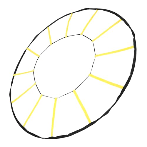 Premium Nylon Circular Training Ladder 12 Rungs Soccer Basketball Football Trainer for Athletes
