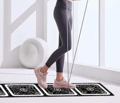 Rubber Agility Ladder 8.8 Ft Non-Slip Speed Agility Training Ladder for Soccer Footwork Training，Flat Agility Ladder for Children's Physical Training Equipment - color: 8.8 ft
