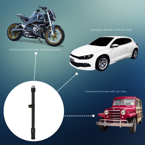 Airmoto Spare Kit - Backup Accessories Tire Inflator Portable Air Compressor - Includes Scharder Valve, Presta Adapter, Needle Adapter and General Valve Adapter - Complete Replacement Set