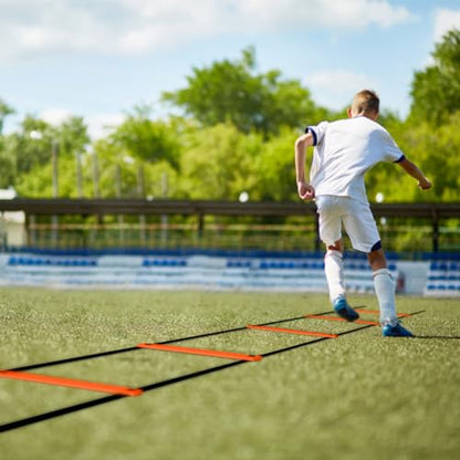 GHB Pro Agility Ladder Agility Training Ladder Speed 12 Rung 20ft with Carrying Bag
