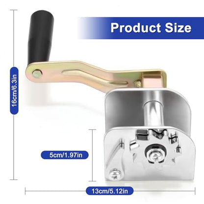 Hand Crank Tensioner,Hand Crank Tensioning Device for Outdoor Volleyball,Badminton,and Tennis Pole Net