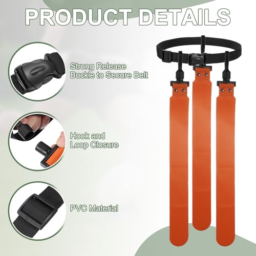Flag Football Set, Adjustable Flag Football Belt - color: Orange
