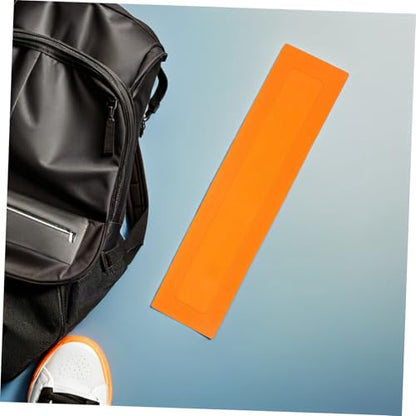 Toddmomy 2pcs Portable Baseball Training Flat Markers Orange Rectangular Boundary Spots Soccer Court Agility Line Markers for Gym Floor Baseball Coaching Equipment