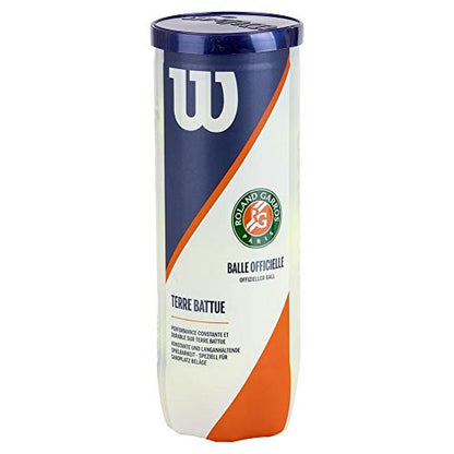 Wilson Roland Garros Clay Tennis Ball - 3 Ball Can - size: 1-Can