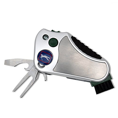 Golfer's Best Tool – 6-in-1 Golf Multitool for Men & Women | Stroke Counter, Divot Repair, Brush, Ball Marker, Cleat Tightener, Club Cleaner | Compact Golf Gift & Souvenir