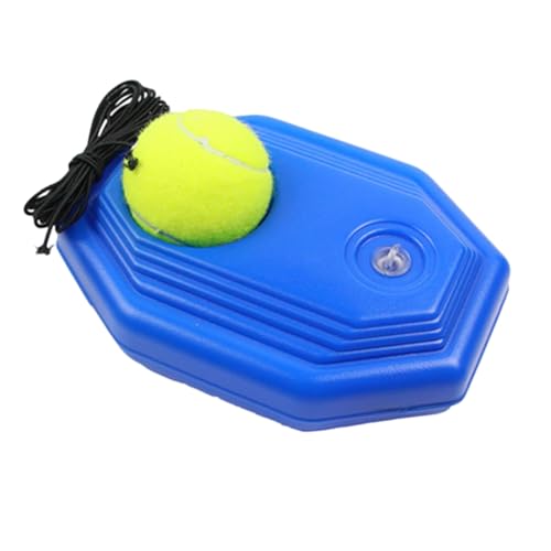 Tennis Ball Training Baseboard – 2026 Portable Solo Tennis Trainer with Weighted Base, Tennis Rebounder Ball with String for Backyard, Indoor/Outdoor Practice, Kids & Adults - color: 1 Set