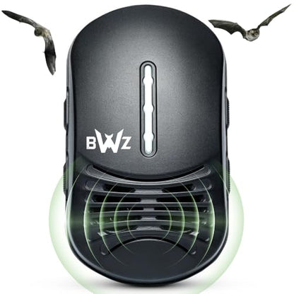BWZ600 Direct Ultrasonic Bat Repeller - Featuring Bat-ZoneZonic™ Frequency Control for Precise Repelling of Bats (Midnight Black)