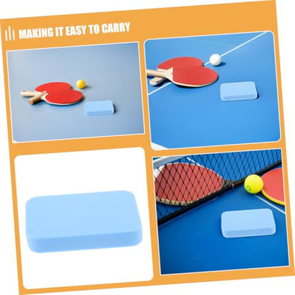 Toddmomy 2pcs Professional Cleaning Sponge PVA Rubber Cleaner for Table Tennis Rackets Versatile Dual-Sided Squeegee Essential Table Tennis Accessories