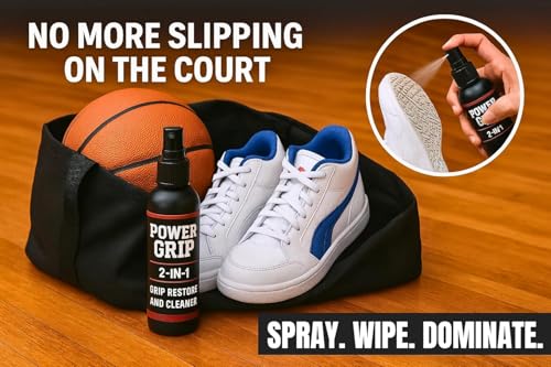 PowerGrip Multi-Sport Grip Restorer + Cleaner – for Basketball, Football, Soccer & Goalie Gloves, Golf Grips