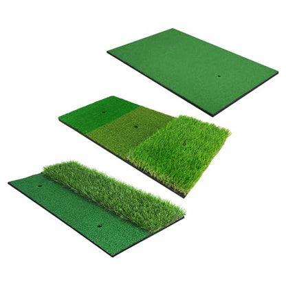 Authentic Golf Putting Practice Mat Automatic Ball Return and Direction Line for Real Green Feel Indoor Outdoor Training - style: 3 in 1 version