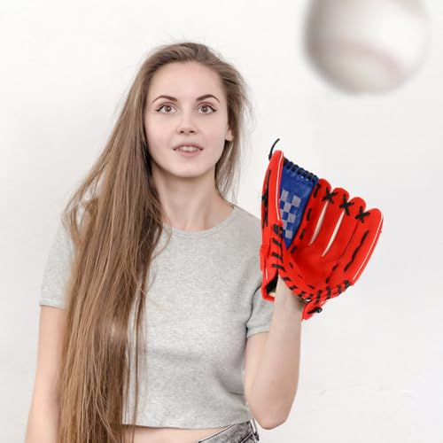 STOBAZA Baseball Glove Pu Thickened 12.5-inch Infielder Pitcher Glove Training Mitt for Men and Youth