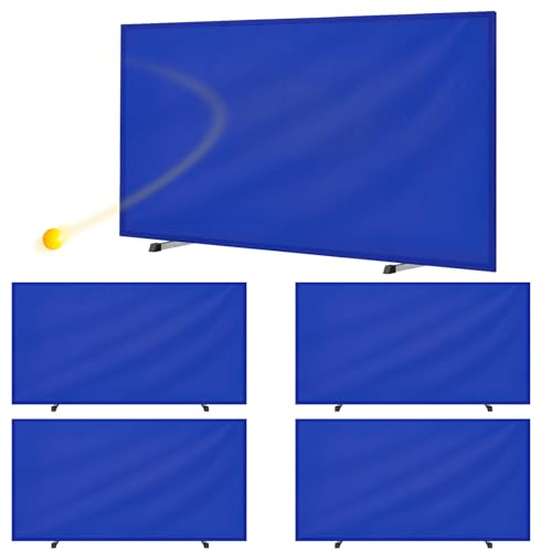 5 Pcs Table Tennis Barrier, 55" x 29.5" Practice Training Baffle with 420D Oxford Cloth, Portable Pickup Surround for Quick Ball Collection, Table Tennis Court Fencing Walls