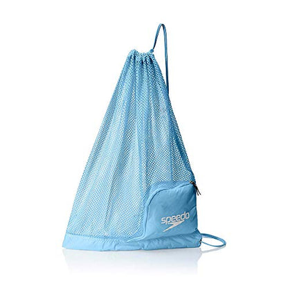 Speedo Drawstring Ventilator Mesh Equipment Bag - color: Blue Grotto