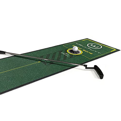 WELLPUTT - Golf Putting Training Mat - 10ft Start 2.0