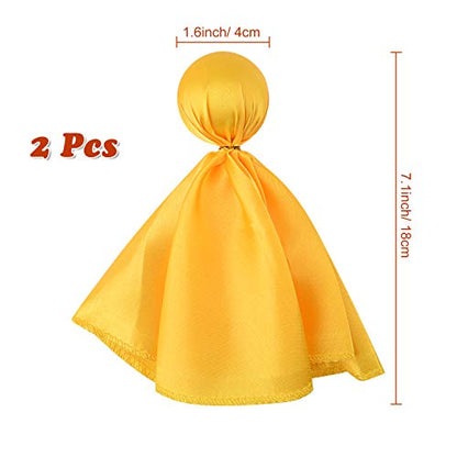 FEPITO Yellow Penalty Flag Football Flags Sports Tossing Flags Set for Party