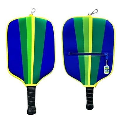 Vlasic Pickles Pickleball Accessories Gift Set, Pickleball Paddle Cover, Sports Cooling Towel and Bag Strap, Vlasic Pickle-Themed for Pickleball Players - color: Paddle Cover
