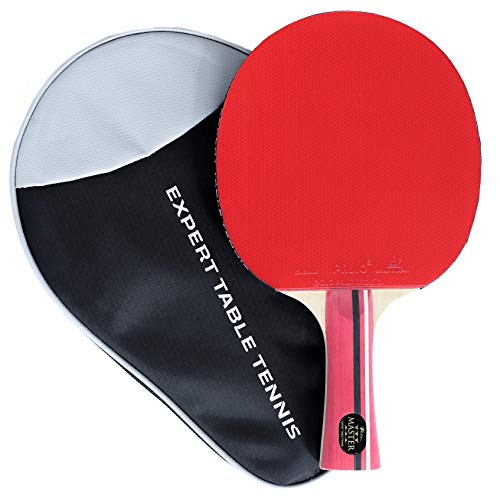 Palio Master 3.0 Table Tennis Bat & Case | ITTF-Approved Intermediate Ping Pong Racket | Allround Speed, Spin and Control | Case, ITTF-Approved, Allround Speed, Spin, Control - style: Single Bat