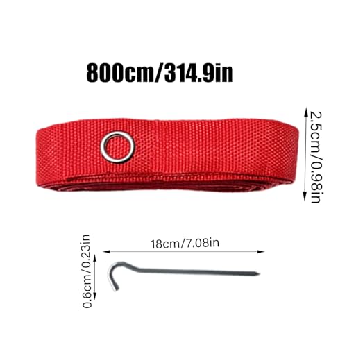 Court Cords Volleyball - All-Weather Rope, Boundary Line, Training Equipment, Highly Visible Design, Reliable Tough Build | Outdoor Volleyball Setup, Perfect for Beach River Parks