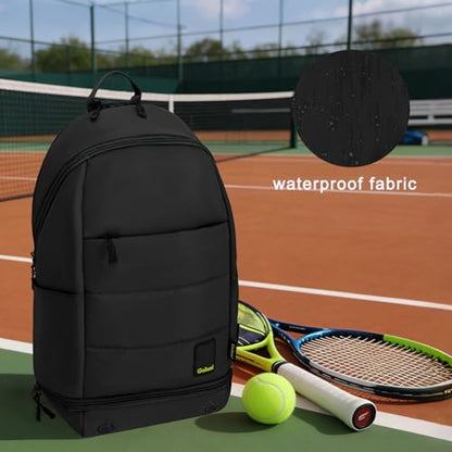 Goloni Tennis Backpack - Professional Tennis Bag for Men & Women - color: Black