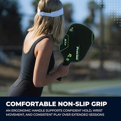 Precise Carbon Fibre Pickleball Paddle – USAPA Approved – Honeycomb Core – Smooth or Textured Surface Options – Comfort Grip – Indoor & Outdoor Racket