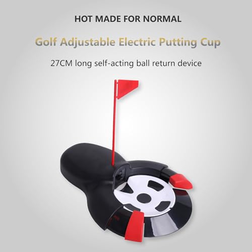 Golf Putting Return Machine Golf Putting Cup Golf Automatic Putter Cup Training Tool for Indoor Outdoor Practice