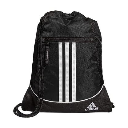 adidas Alliance Sackpack – Drawstring Backpack for Sports, Small Gym Bag - color: Black/2