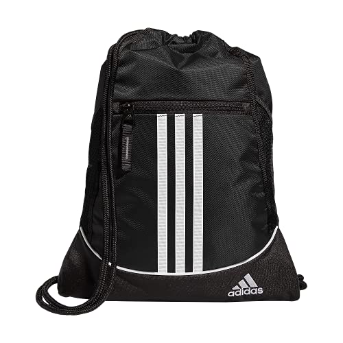adidas Alliance Sackpack – Drawstring Backpack for Sports, Small Gym Bag - color: Black/2