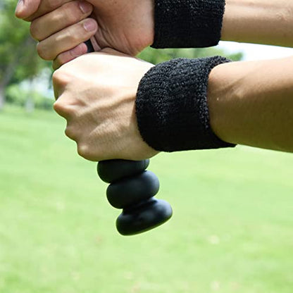 Bat Grip Choke Up Rings,Premium Choke Up Rings, Pressure Baseball Rings,Including: 8 Pack Choke up Rings, 2 Wrist Protectors - color: back