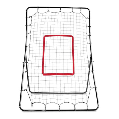 SKLZ PitchBack Baseball and Softball Pitching Net and Rebounder, Black/Red, 2' 9" x 4' 8"