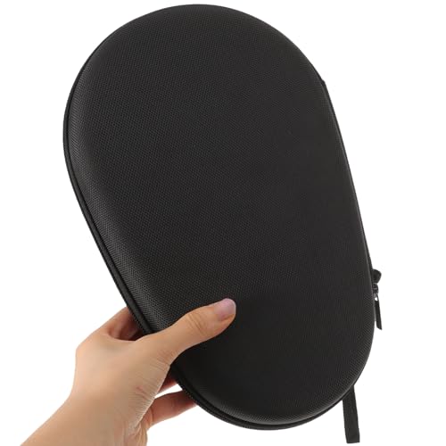 Table Tennis Paddle Bag Eva Portable Storage Case with Black Nylon Cover Ping Pong Racket Fixed Sports Storage for Game Carry